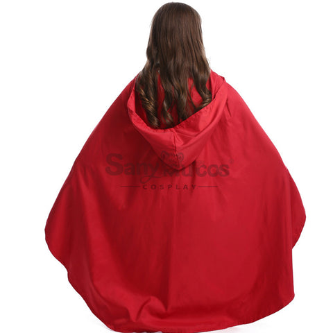 【In Stock】Christmas/Halloween Cosplay Maid Red Riding Hood Cosplay Maid Costume Kid Size