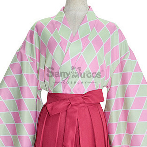 【In Stock】Anime Demon Slayer Cosplay Kanroji Mitsuri Kisatsutai Kimono Cosplay Costume