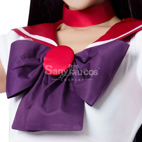 【In Stock】Anime Sailor Moon Cosplay Sailor Mars Rei Hino Battle Suit Cosplay Costume Premium Edition