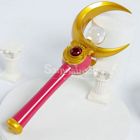 【In Stock】Anime Sailor Moon Cosplay Sailor Moon Usagi Tsukino Transformation Rod Cosplay Prop