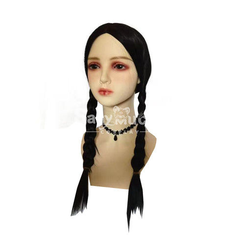 【In Stock】TV Series Wednesday Cosplay Wednesday Addams Cosplay Wig