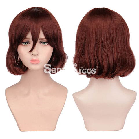 Anime High-Rise Invasion Cosplay Sniper Mask Maidsuit Cosplay Wig