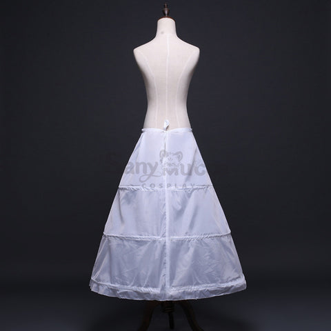 【In Stock】Lolita Dress Women's Disney Princess Dress Petticoat Pannier Crinoline Dress Pannier Cosplay Prop