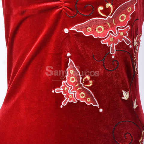 【In Stock】Game Resident Evil 4 Remake Cosplay Ada Wong Cheongsam Cosplay Costume