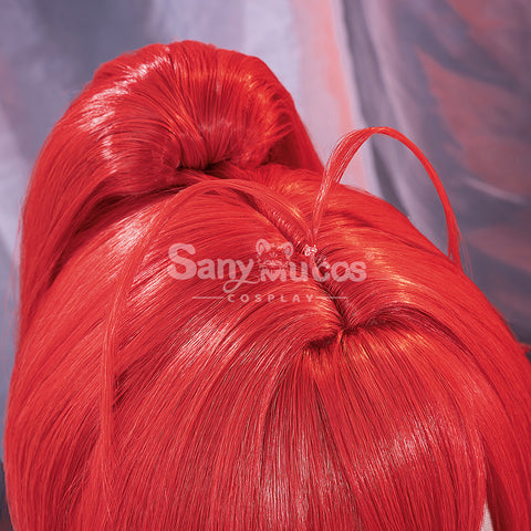 【In Stock】Game Genshin Impact Cosplay Red Dead of Night Diluc Cosplay Wig