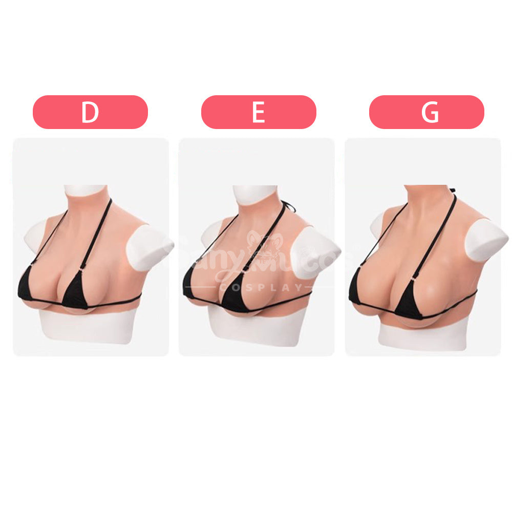 【In Stock】Cosplay Prop Fake breasts Suit Sleeveless Skin Color Ivory White / Bronze / Chocolate Black Cosplay Costumes