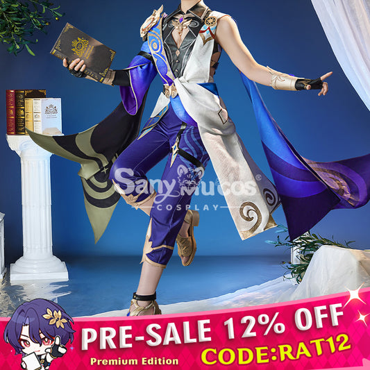 【Pre-Sale> Ship on May. 22th, 12% OFF CODE:RAT12 on www.sanymucos.com】Game Honkai: Star Rail Cosplay Dr. Ratio Cosplay Costume Premium Edition 1000