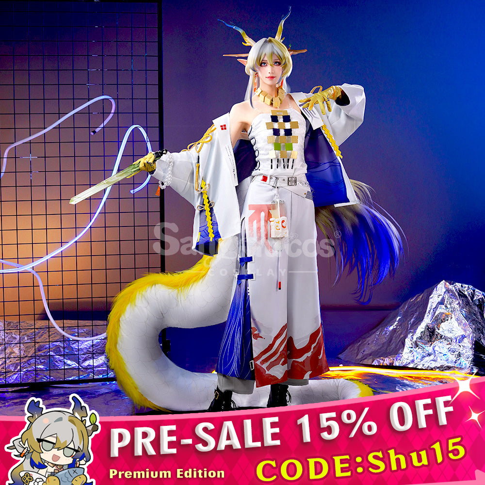 【Pre-Sale> Ship on May. 10th, 15% OFF CODE:Shu15 on www.sanymucos.com】Game Arknights Cosplay Shu Cosplay Costume Premium Edition