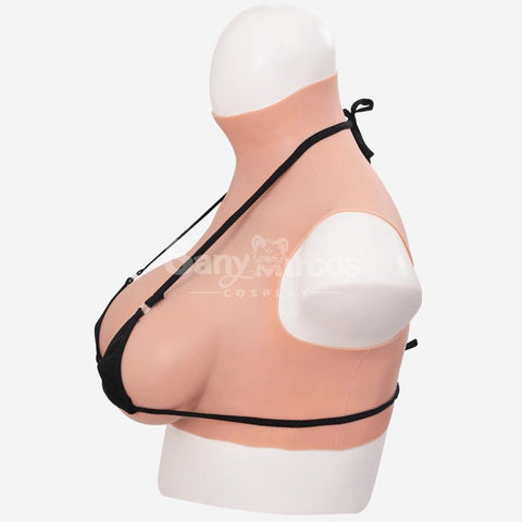 【In Stock】Cosplay Prop Fake breasts Suit Sleeveless Skin Color Ivory White / Bronze / Chocolate Black Cosplay Costumes