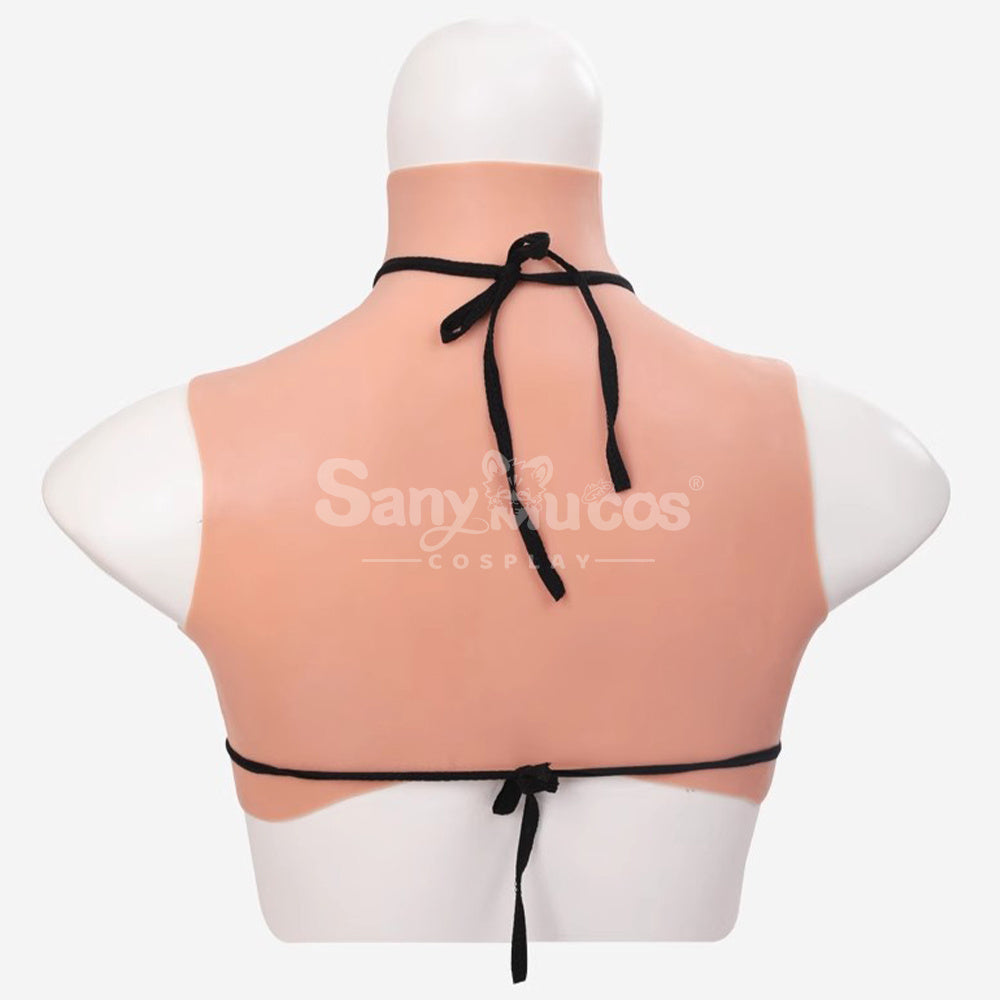 【In Stock】Cosplay Prop Fake breasts Suit Sleeveless Skin Color Ivory White / Bronze / Chocolate Black Cosplay Costumes