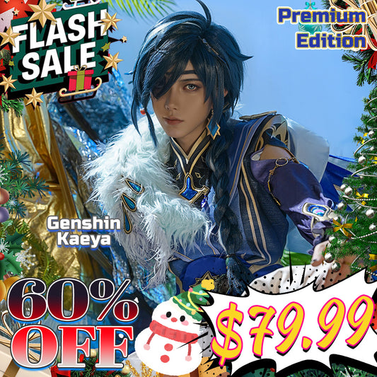 【Flash Sale $79.99】SanyMuCos Premium Edition Genshin Impact Sailwind Shadow Kaeya Cosplay Costume 1000