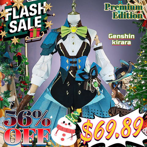 【Flash Sale $69.89】SanyMuCos Premium Edition Genshin Impact Kirara Cosplay Costume