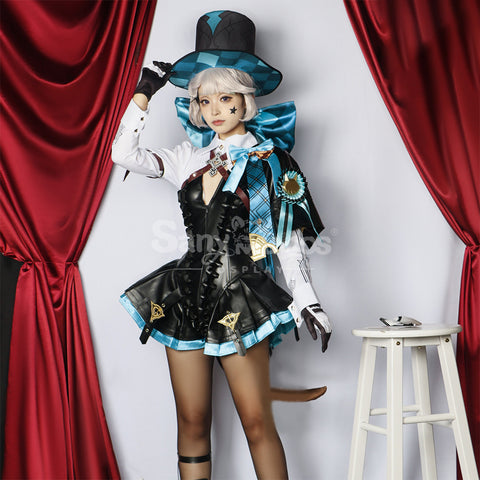 【In Stock】Game Genshin Impact Cosplay Lynette Cosplay Costume Plus Size