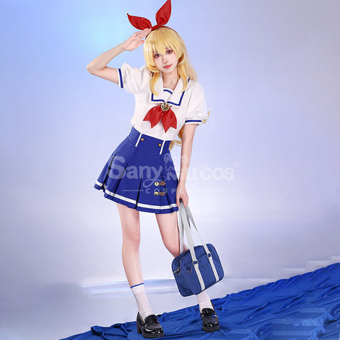 【In Stock】Anime Aikatsu! Cosplay Summer School Uniform Cosplay Costume Premium Edition
