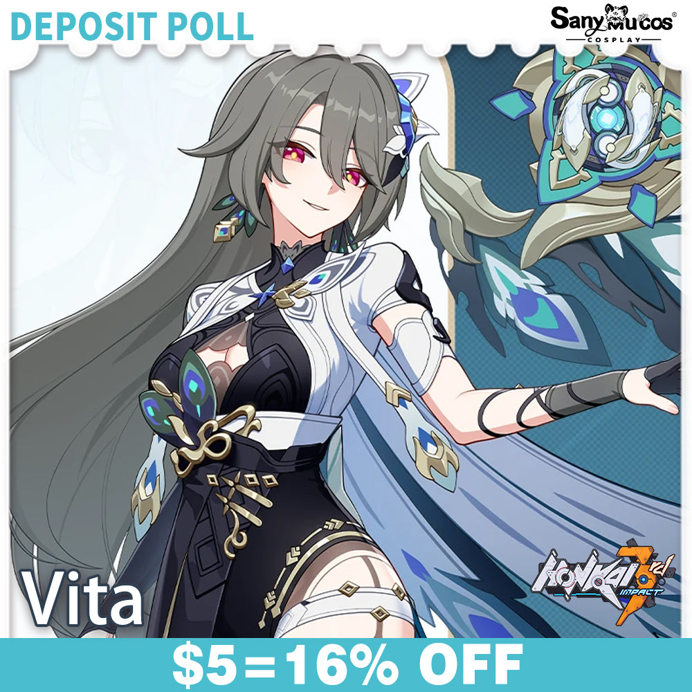 【SanyMuCos Deposit Poll】Game Honkai Impact 3rd Cosplay Vita Cosplay Costume