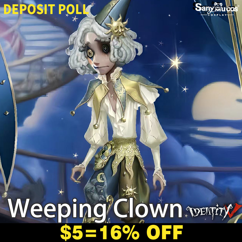 【SanyMuCos Deposit Poll】Game Identity V Cosplay Weeping Clown Extinguished Sun Cosplay Costume Premium Edition