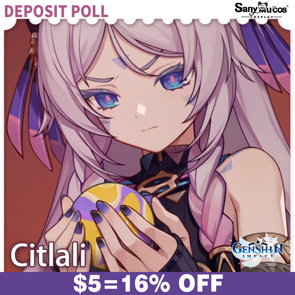 【SanyMuCos Deposit Poll】Game Genshin Impact Cosplay Citlali Cosplay Costume