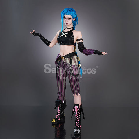 【In Stock】Game League Of Legends Cosplay Jinx Cosplay Costume