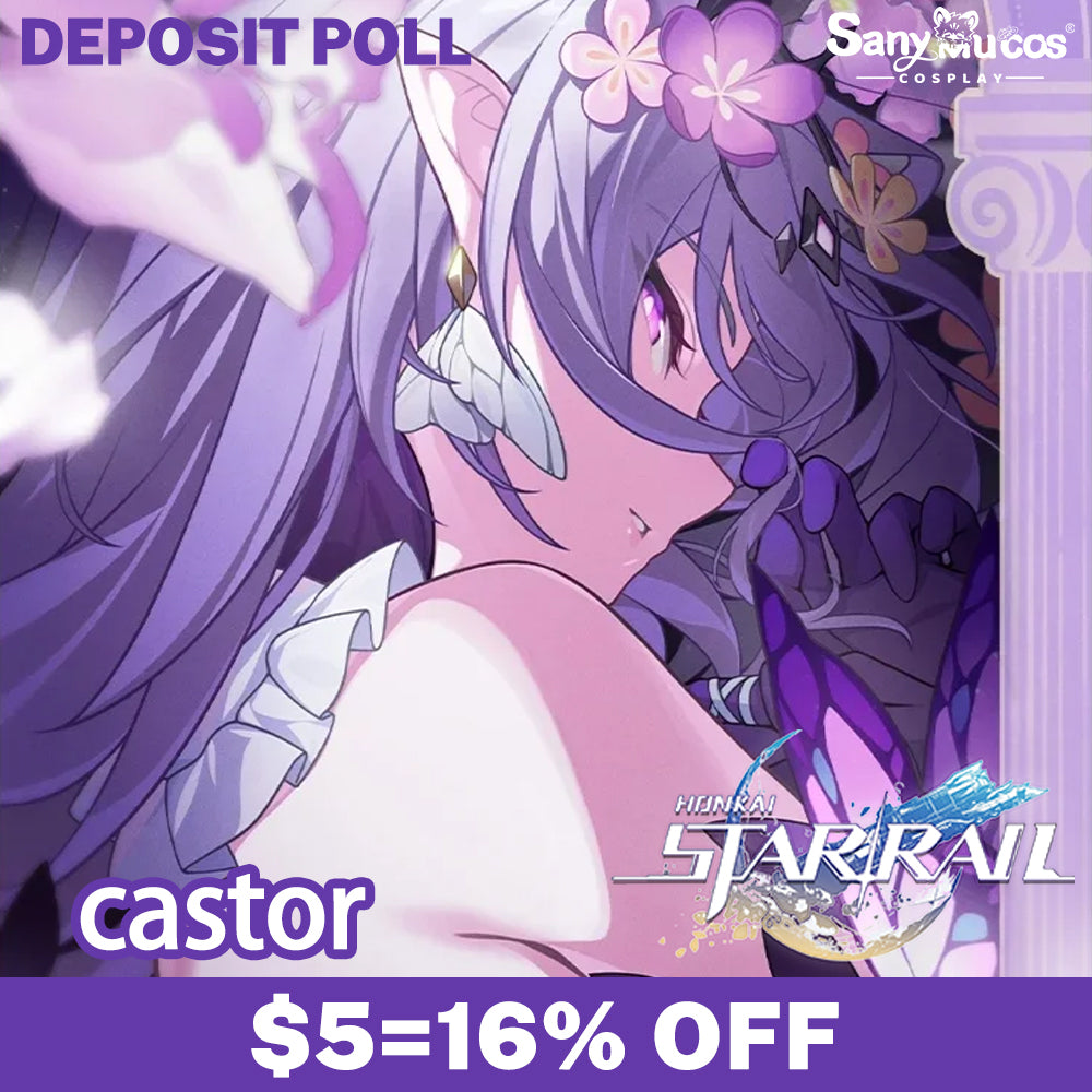 【SanyMuCos Deposit Poll】Game Honkai: Star Rail Cosplay Castor Cosplay Costume Premium Edition