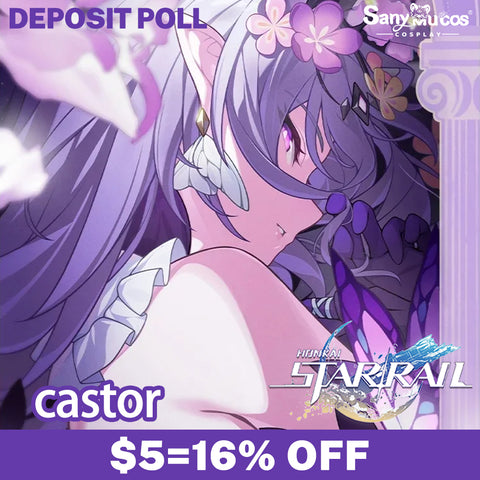 【SanyMuCos Deposit Poll】Game Honkai: Star Rail Cosplay Castor Cosplay Costume Premium Edition