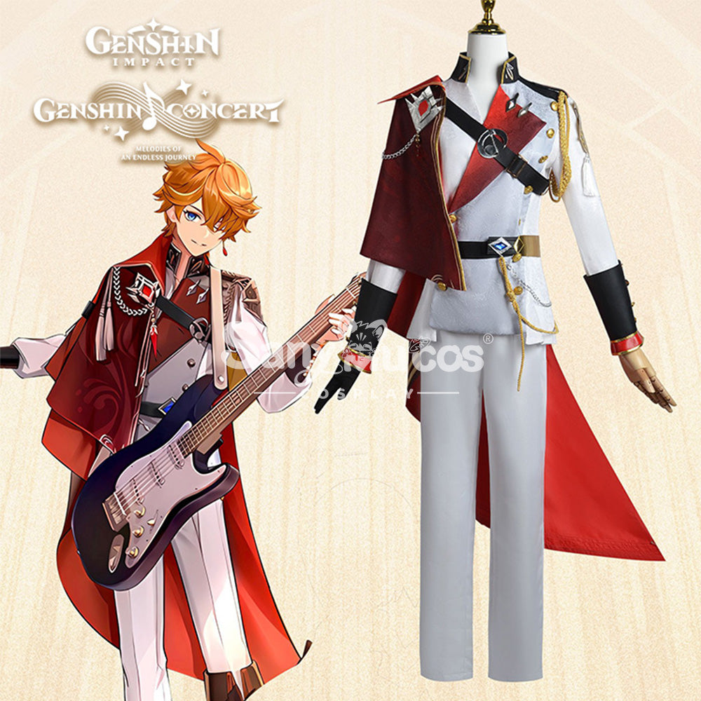 【In Stock】Game Genshin Impact Cosplay Genshin Concert Tartaglia Cosplay Costume Plus Size