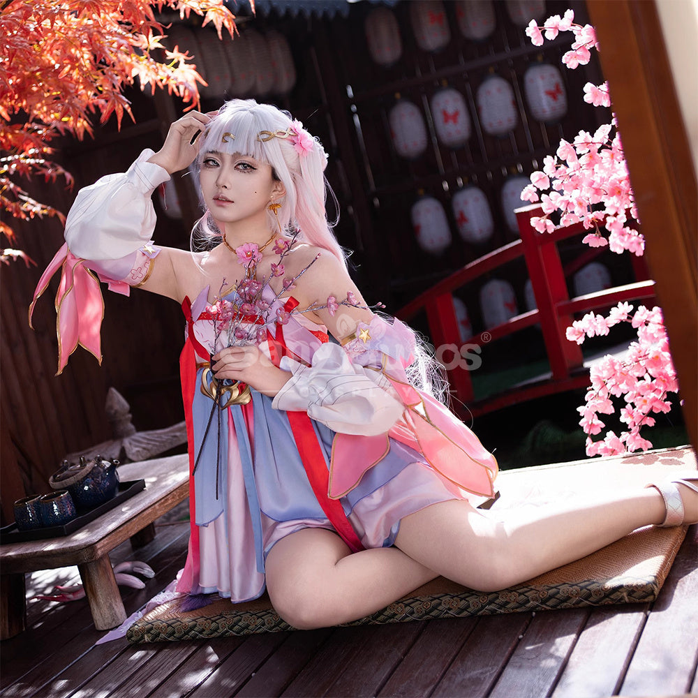【In Stock】Game Wuthering Waves Cosplay Peach Blossom Radiance Costume Cosplay Costumes