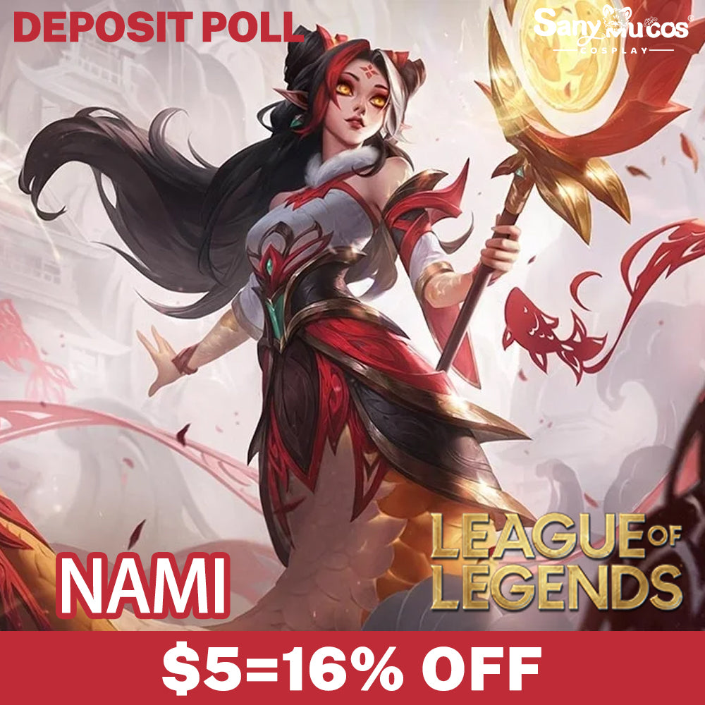 【SanyMuCos Deposit Poll】Game League of Legends Cosplay Nami Cosplay Costume Premium Edition