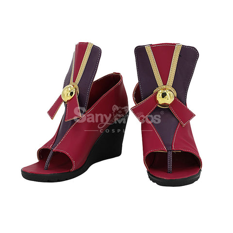 Game League of Legends Cosplay Flame Tail Demon Fox Ahri Cosplay Shoes