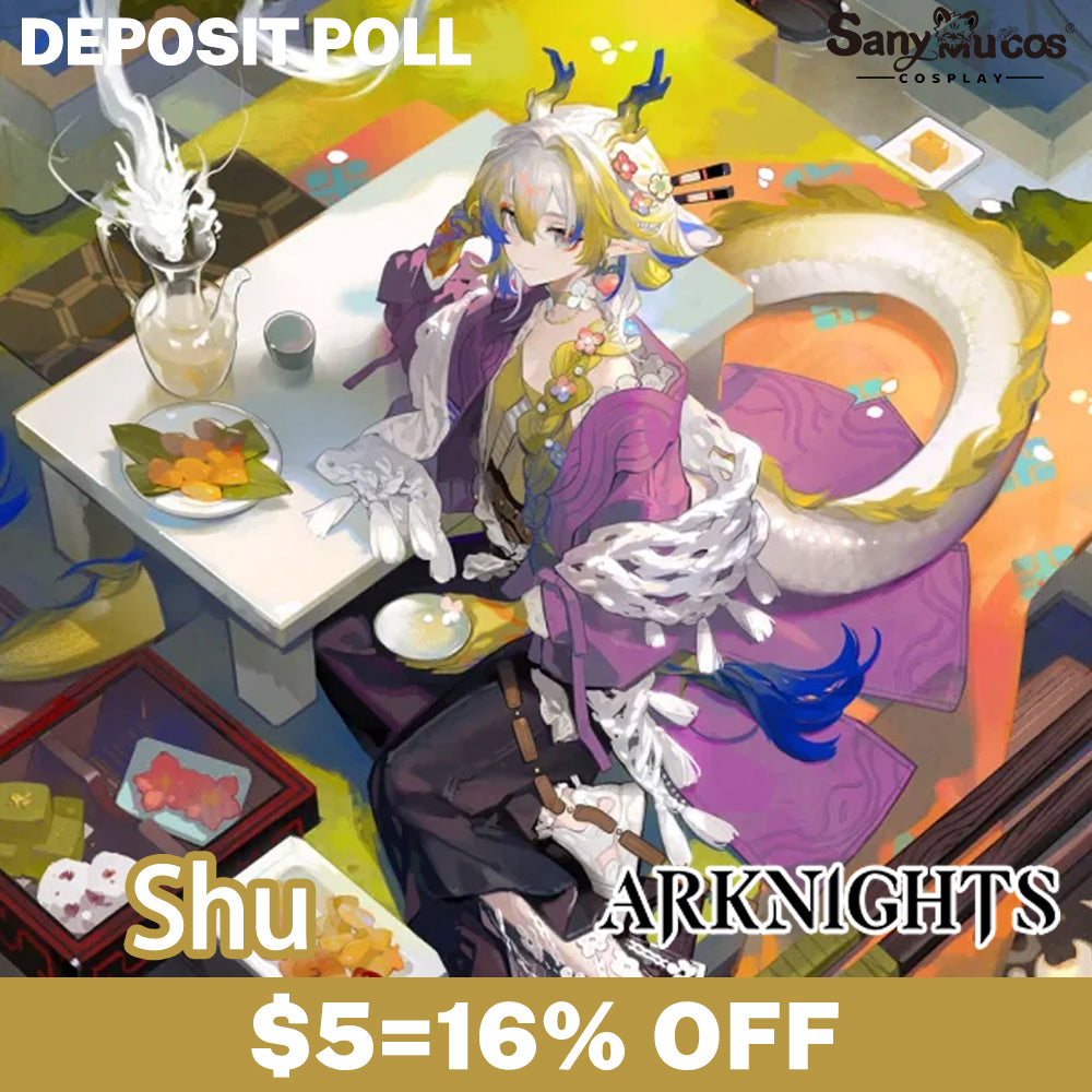 【SanyMuCos Deposit Poll】Game Arknights Cosplay Shu Cosplay Costume Premium Edition