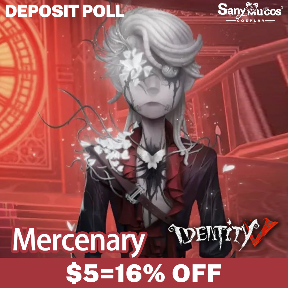 【SanyMuCos Deposit Poll】Game Identity V Cosplay Mercenary Naib Subedar Man in Red Cosplay Costume Premium Edition