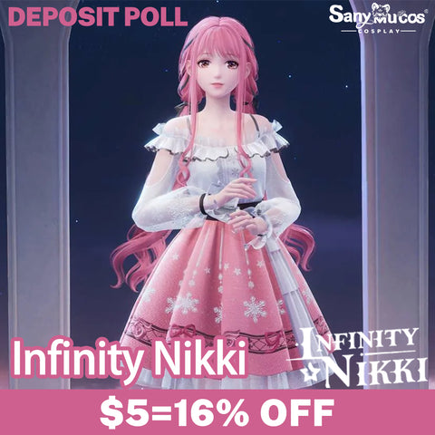 【SanyMuCos Deposit Poll】Game Infinity Nikki Cosplay Pink Dress Cosplay Costume Premium Edition