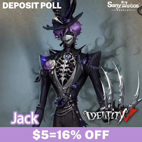 【SanyMuCos Deposit Poll】Game Identity V Cosplay The Ripper Jack Cosplay Costume Premium Edition