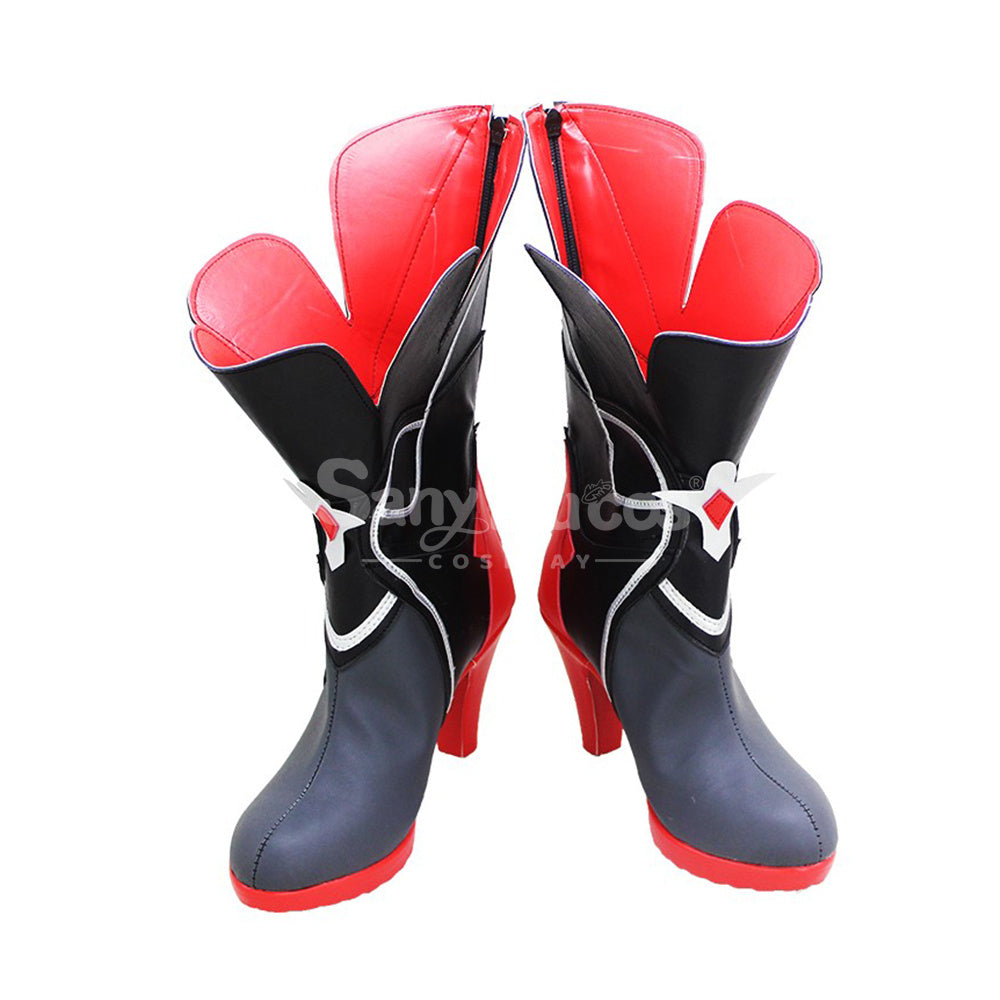 Game Honkai Impact 3rd Cosplay Stygian Nymph Seele White/Black Cosplay Shoes Red / 36 Cosplay Shoes Boots
