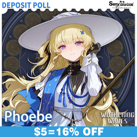 【SanyMuCos Deposit Poll】Game Wuthering Waves Cosplay Phoebe Cosplay Costume