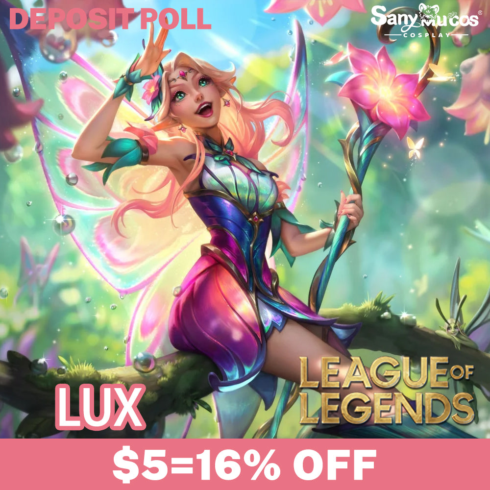 【SanyMuCos Deposit Poll】Game League of Legends Cosplay Luxanna Crownguard Cosplay Costume Premium Edition