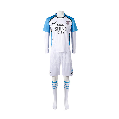 【In Stock】Anime BLUE LOCK Cosplay Manshine City Football Jersey Cosplay Costume
