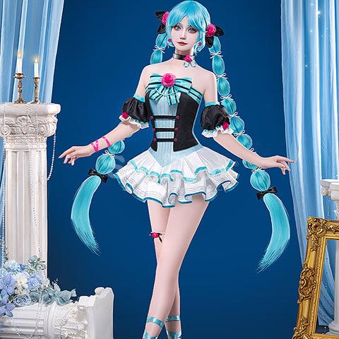 【In Stock】Vocaloid Hatsune Miku Cosplay Hatsune Miku Dream Ballet Cosplay Costume
