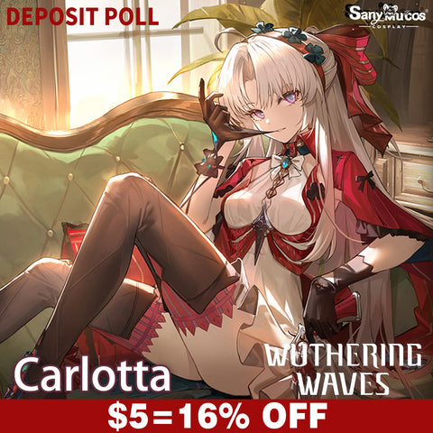 【SanyMuCos Deposit Poll】Game Wuthering Waves Cosplay Carlotta Cosplay Costume Premium Edition