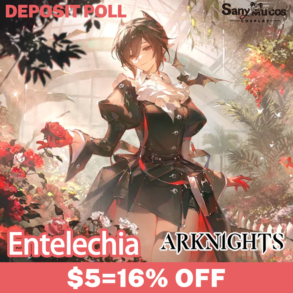 【SanyMuCos Deposit Poll】Game Arknights Cosplay Entelechia Cosplay Costume Premium Edition