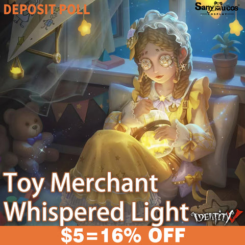 【SanyMuCos Deposit Poll】Game Identity V Cosplay Toy Merchant Whispered Light Cosplay Costume Premium Edition