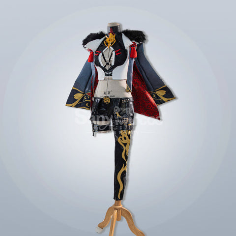 【Pre-Sale】Game Gray Raven：Punishing Cosplay Lucia Crimson Weave Vermilion Spring Cosplay Costume Premium Edition