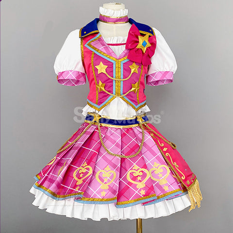 【In Stock】Anime Aikatsu! Cosplay Nijino Yume School Uniform Cosplay Costume