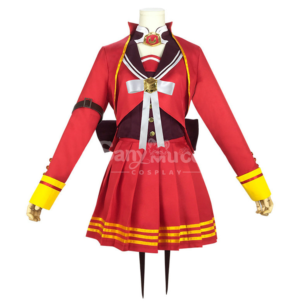 【In Stock】Game Uma Musume Pretty Derby Cosplay Tracy Red Uniform Cosplay Costume Cosplay Costumes