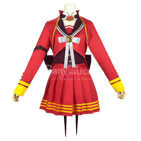 【In Stock】Game Uma Musume Pretty Derby Cosplay Tracy Red Uniform Cosplay Costume