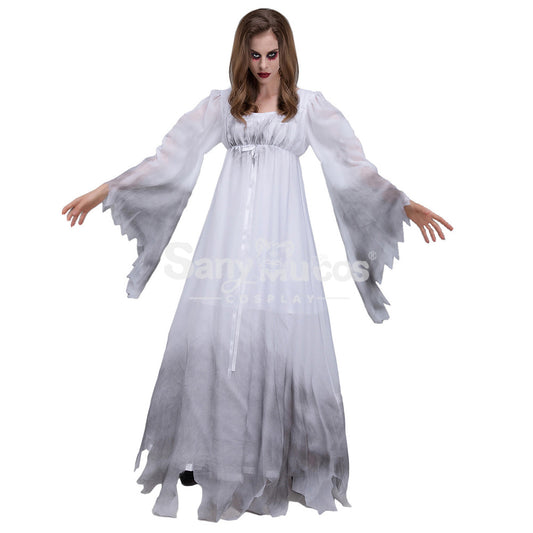 【In Stock】Halloween Cosplay White Ghost Cosplay Costume 1000