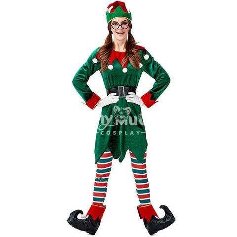 【In Stock】Christmas Cosplay Christmas Elf Costume Second Edition Costumes