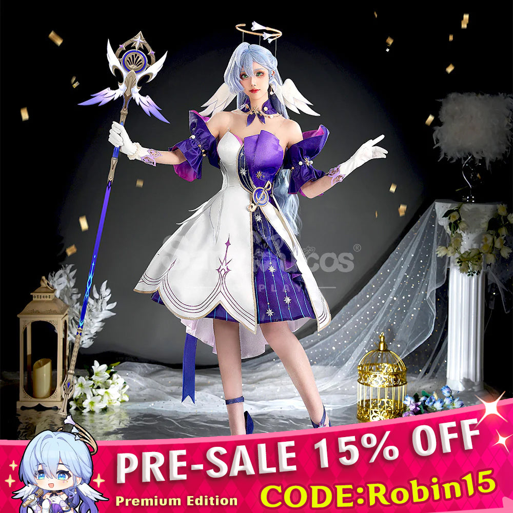【Pre-Sale> Ship on April. 28th, 15% OFF CODE:Robin15 on www.sanymucos.com】Game Honkai: Star Rail Cosplay Robin Cosplay Costume Premium Edition