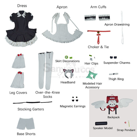 【Pre-Sale】Game Zenless Zone Zero Cosplay Chinatsu Remiel Afternoon Tea Break Cosplay Costume Premium Edition