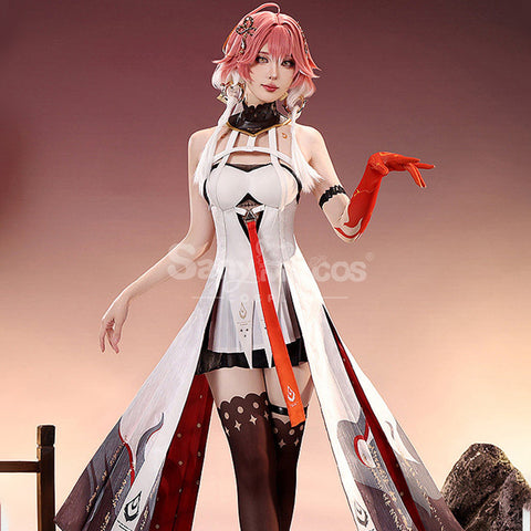 【In Stock】Game Wuthering Waves Cosplay Changli Cosplay Costume Premium Edition