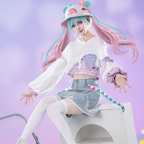 【In Stock】Vocaloid Hatsune Miku Cosplay Hatsune Miku Pokémon Cosplay Costume Premium Edition